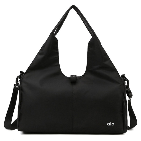 ALO Yoga Handbags - Nylon tote gym bag with shoulder strap, large capacity travel/weekend bag